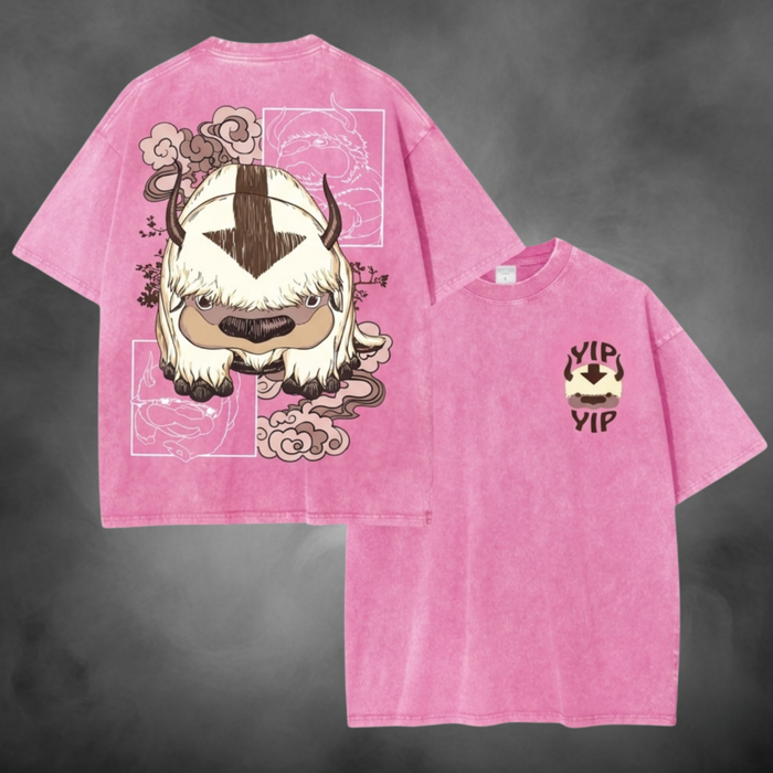 Appa Face V1 Avatar The Last Airbender t-shirt in pink