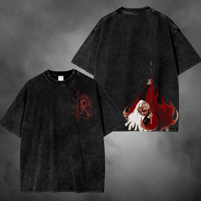 Rengoku Flame Red Silhouette V1