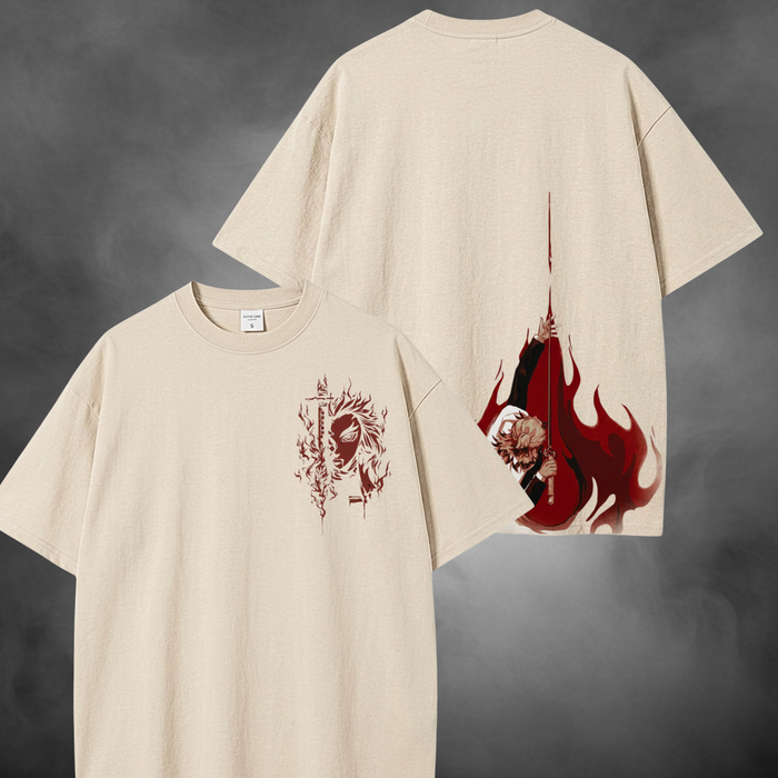 Rengoku Flame Red Silhouette V2