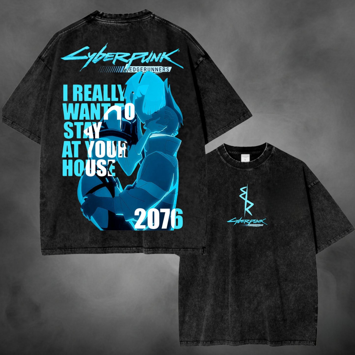 Stay Blue V1 front and back
