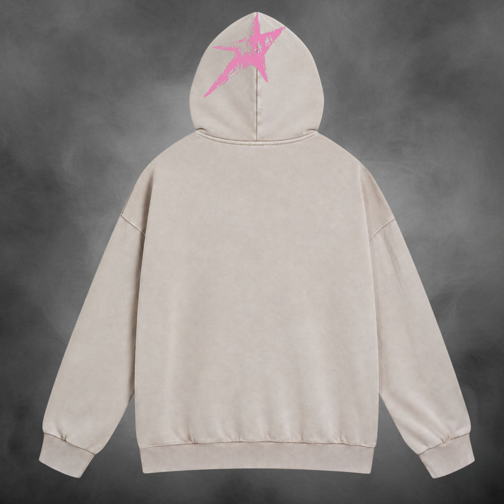 Giorno Zipup V1 in cream, back view