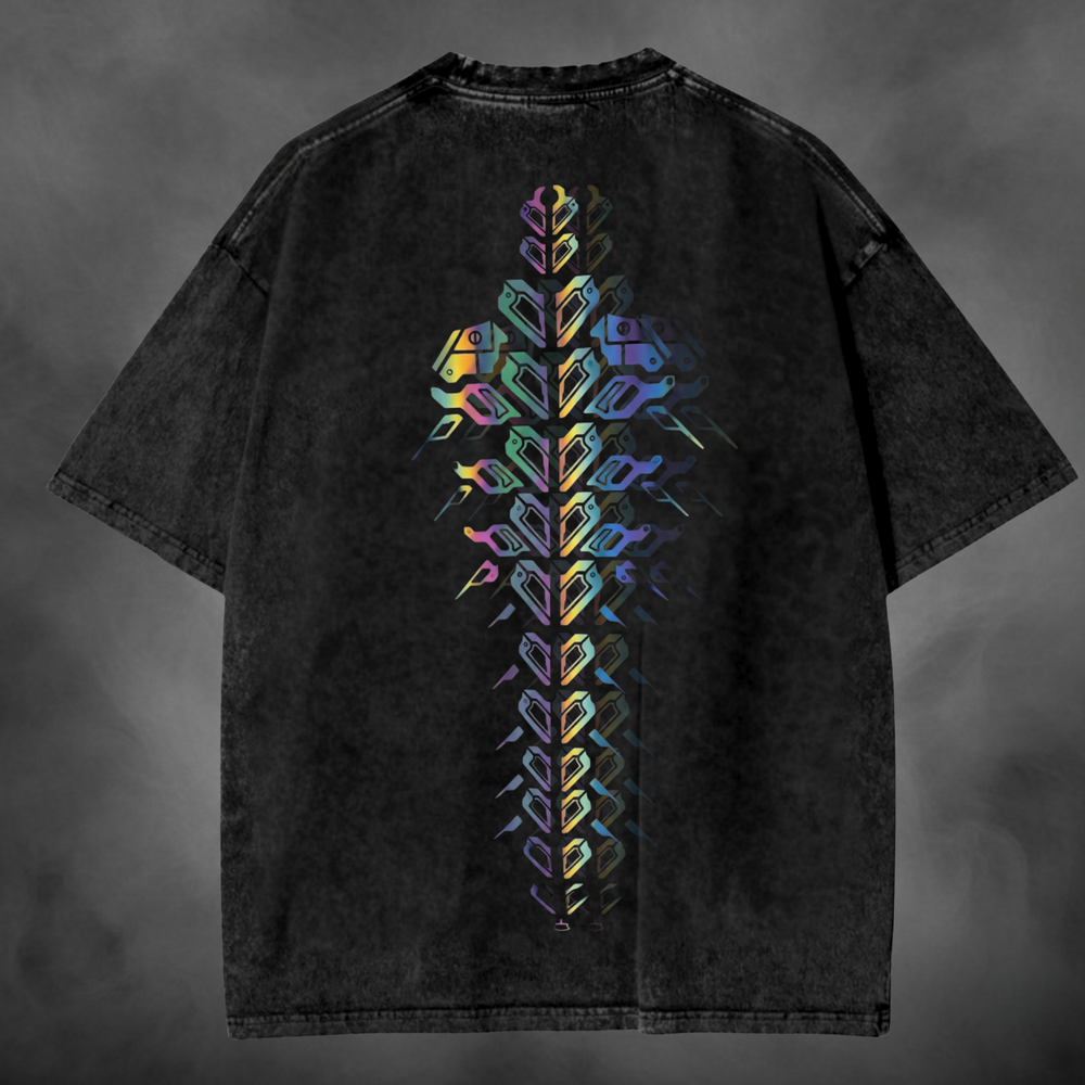 Holographic Tech Feather V1